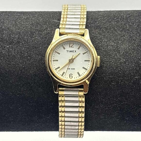 Vintage Gold & Silver Timex Watch - Picture 1 of 4